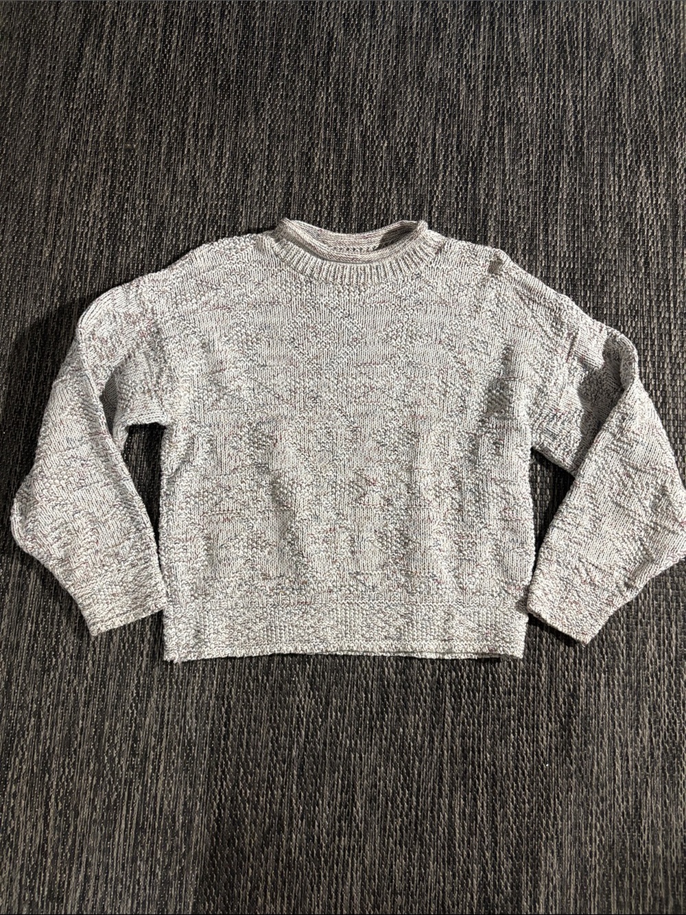 Vintage Reba Rose Mock Neck Knit Sweater 100% cotton
